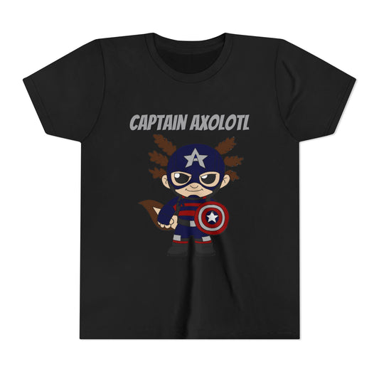 Youth Tee - Captain Axolotl Design