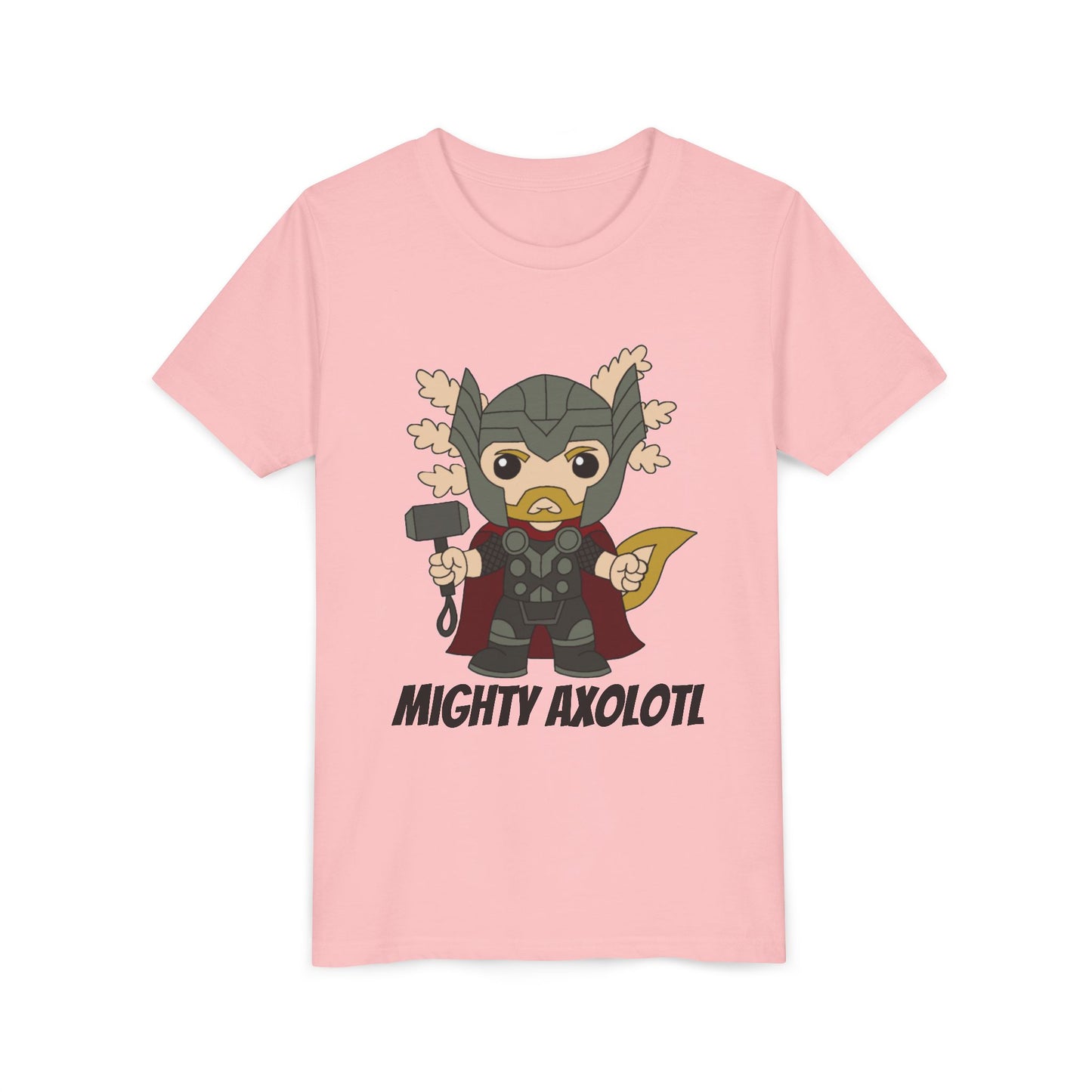 Youth Tee - Mighty Axolotl