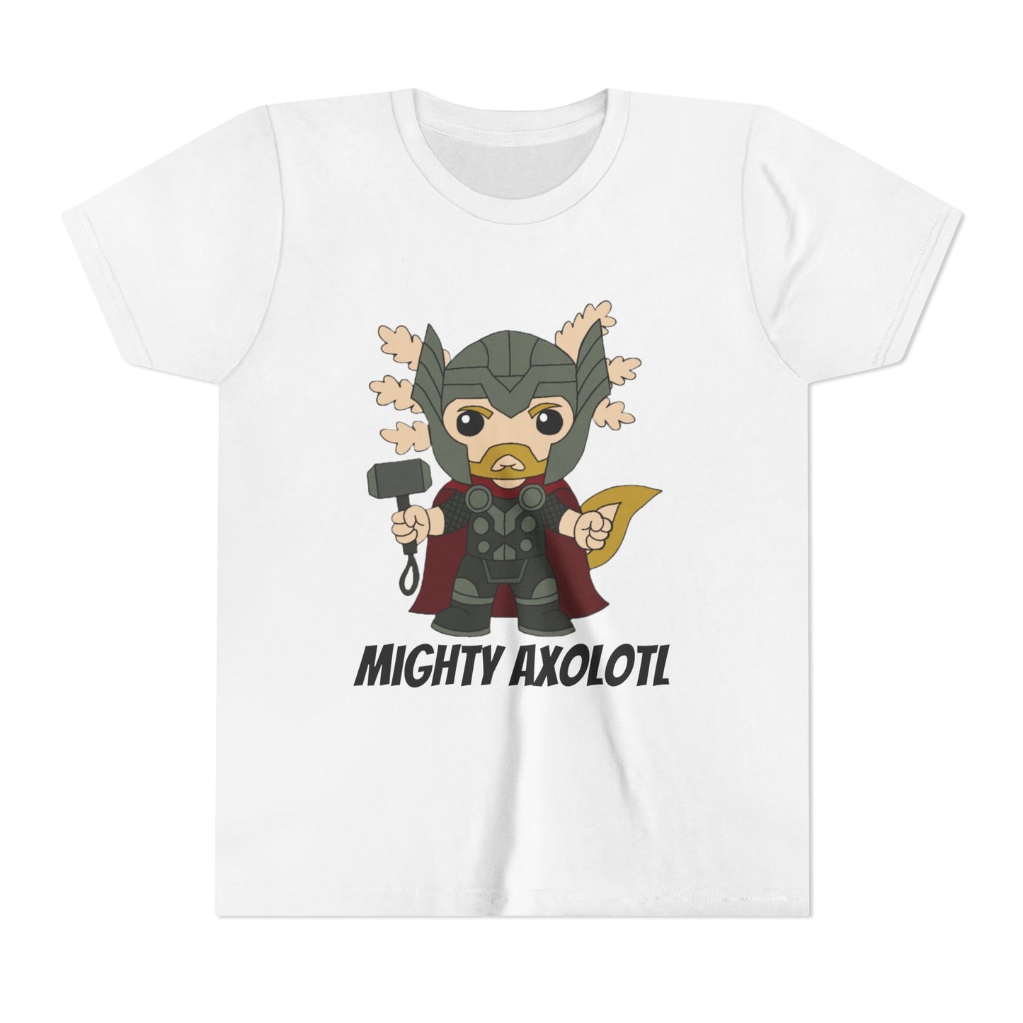 Youth Tee - Mighty Axolotl