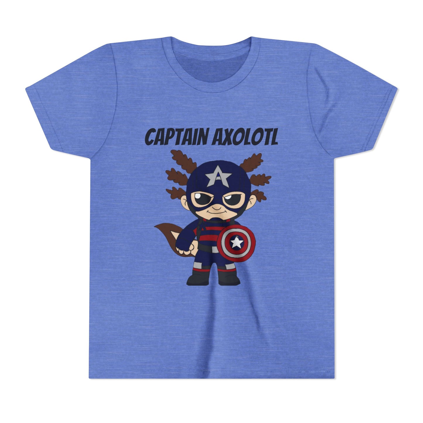 Youth Tee - Captain Axolotl Design