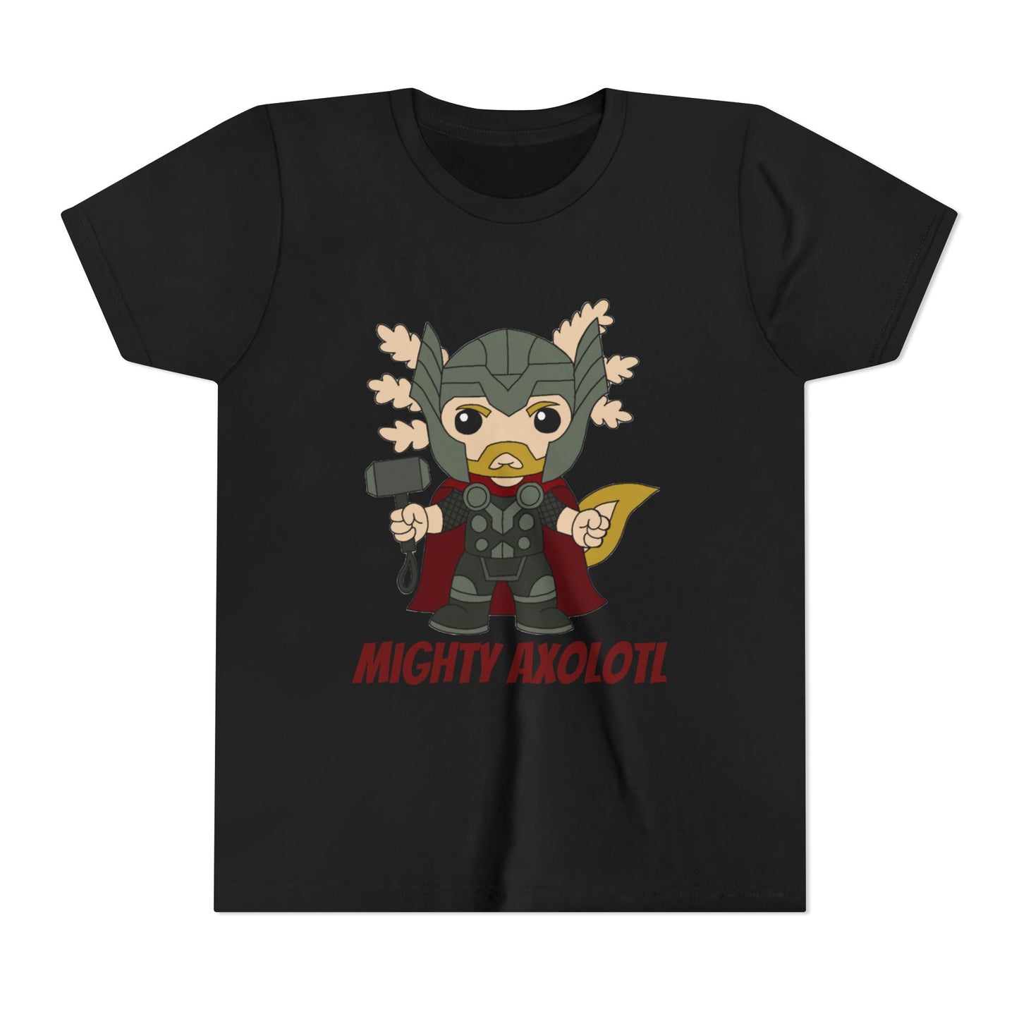 Youth Tee - Mighty Axolotl