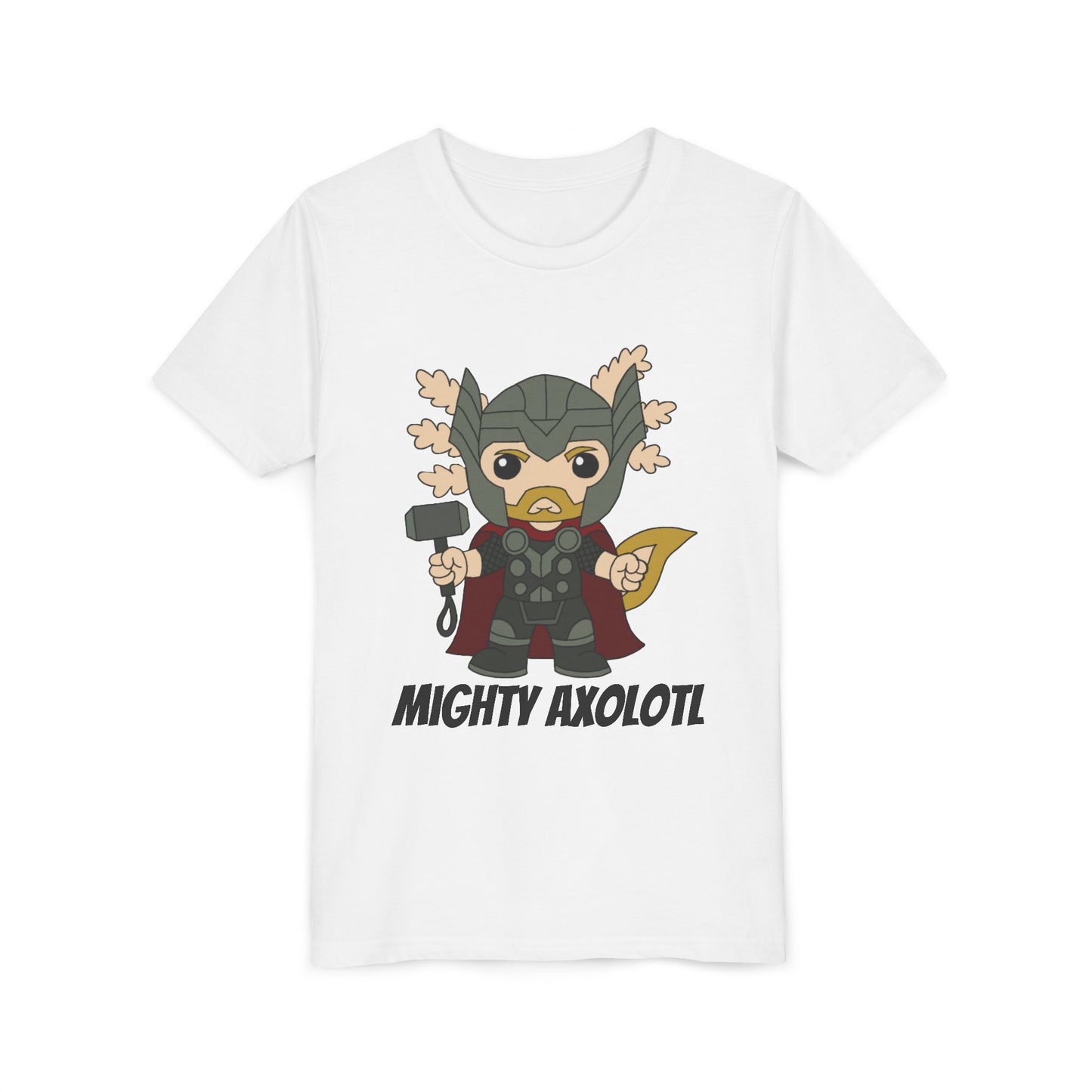 Youth Tee - Mighty Axolotl