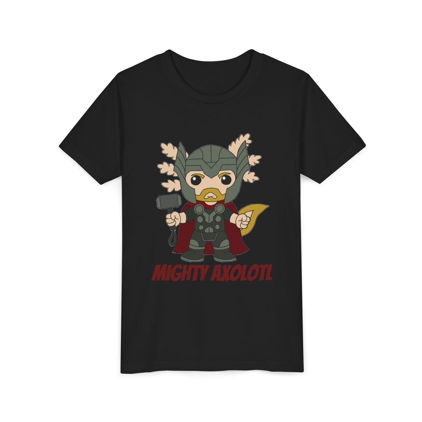 Youth Tee - Mighty Axolotl